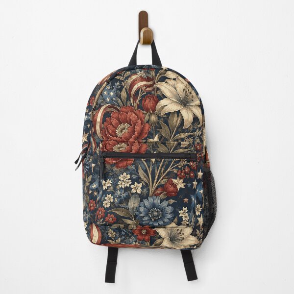 Item preview, Patriotic Floral Liberty Bell Pattern designed and sold by Rui Mythic Studio.