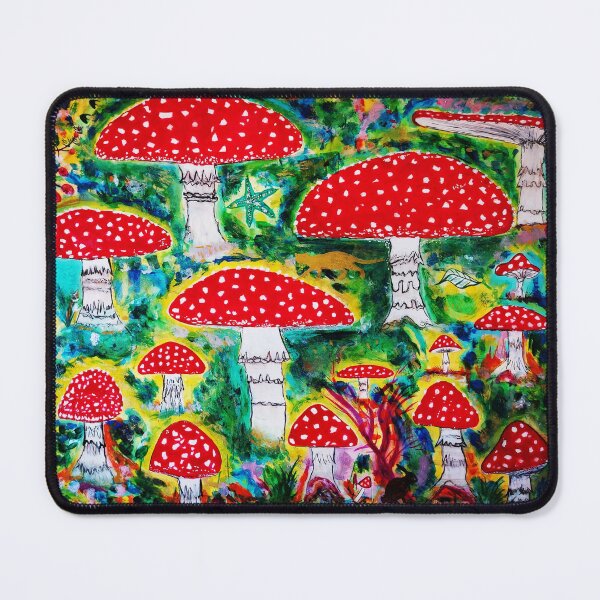 Item preview, Toadstools Fly Garics forest designed and sold by EmeraldMoon888.