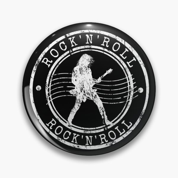 Item preview, Vintage Rock N Roll Guitarist Distressed Music Stamp designed and sold by chaaval.