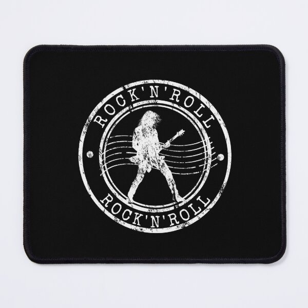 Item preview, Vintage Rock N Roll Guitarist Distressed Music Stamp designed and sold by chaaval.