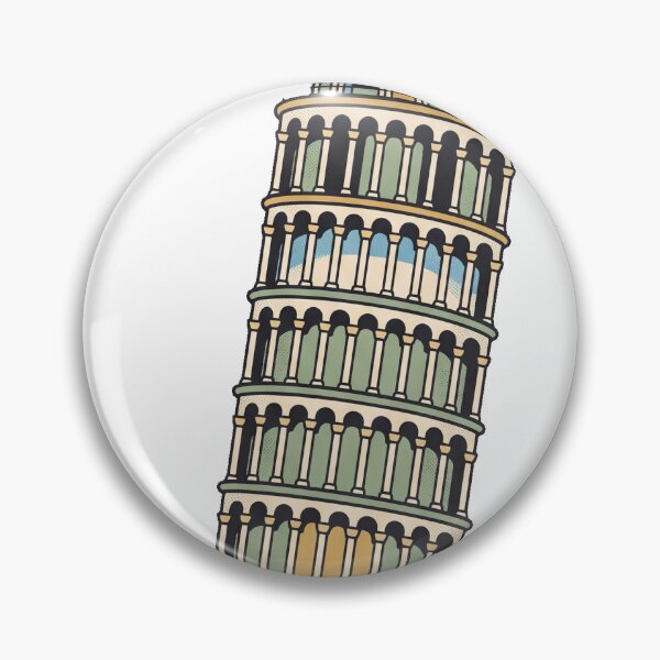 Item preview, Leaning Tower of Pisa Pisa Italy Vintage Travel Poster Retro 70s designed and sold by negruj.