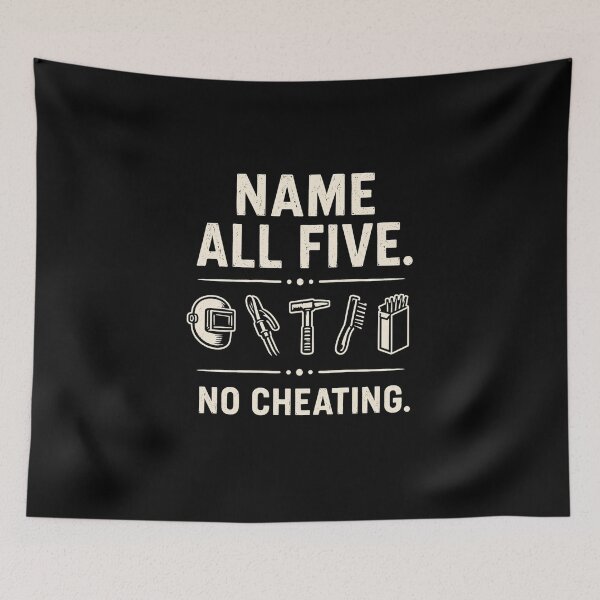 Item preview, Name All Five. No Cheating. | Old School Welder Vintage Welding Tools designed and sold by RusticMeadow.