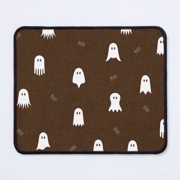 Item preview, minimal cute icon ghost preppy halloween textured Broomstick Brown designed and sold by RenattaZare.