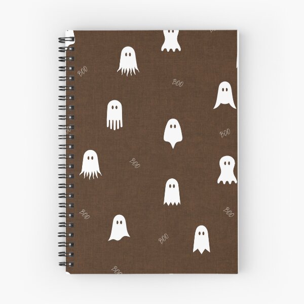 Item preview, minimal cute icon ghost preppy halloween textured Broomstick Brown designed and sold by RenattaZare.