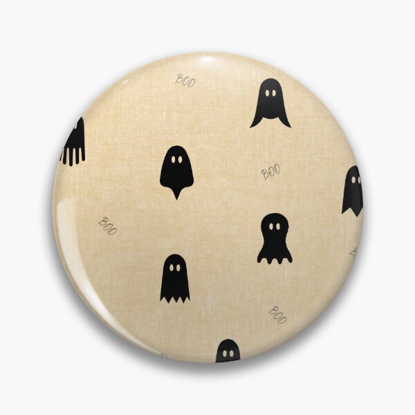 Item preview, minimal cute icon ghost preppy halloween textured Cream   designed and sold by RenattaZare.