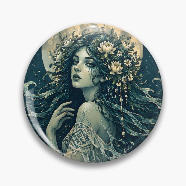 Item preview, Rusalka Slavic Water Spirit designed and sold by JabbiKamost.
