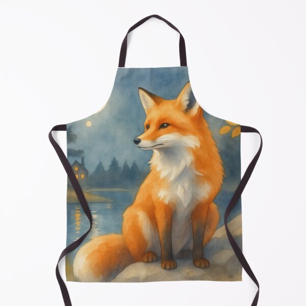 Item preview, Foxes Resting Peacefully Under the Full Moon. designed and sold by MissYouONLY.