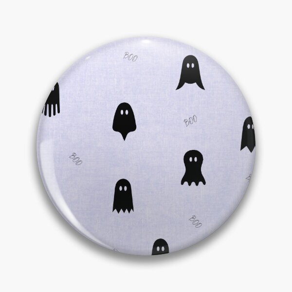 Item preview, minimal cute icon ghost preppy halloween textured Moonlit Lavender  designed and sold by RenattaZare.