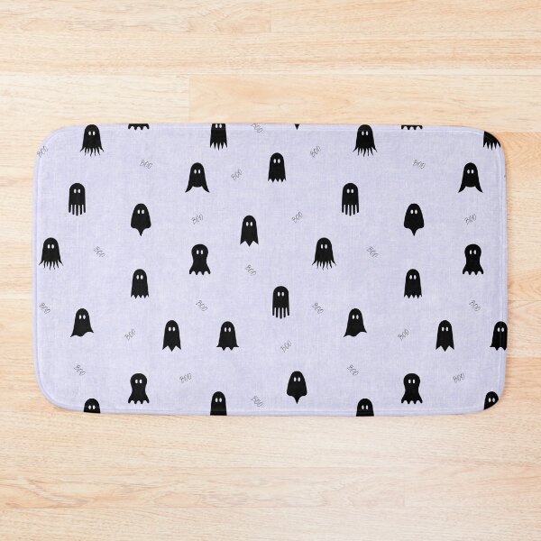 Item preview, minimal cute icon ghost preppy halloween textured Moonlit Lavender  designed and sold by RenattaZare.