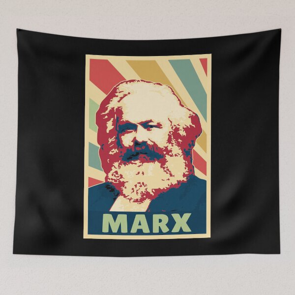 Aperçu de l'œuvre Karl Marx Portrait | Socialist Philosopher Icon créée et vendue par marke770.