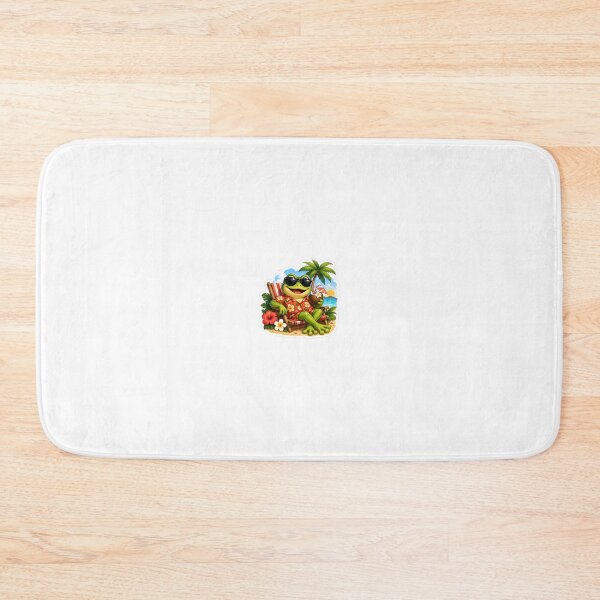 Item preview, Cute Frog Relaxing in Beach Chair Sticker designed and sold by ColorBloom99.