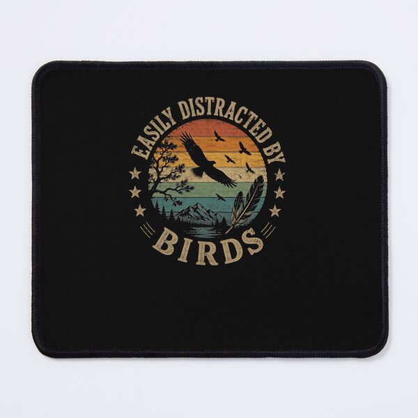 Item preview, Easily Distracted By Birds Bird Watching Nature Lover Gift designed and sold by RetroMini2026.