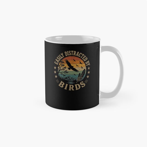 Item preview, Easily Distracted By Birds Bird Watching Nature Lover Gift designed and sold by RetroMini2026.