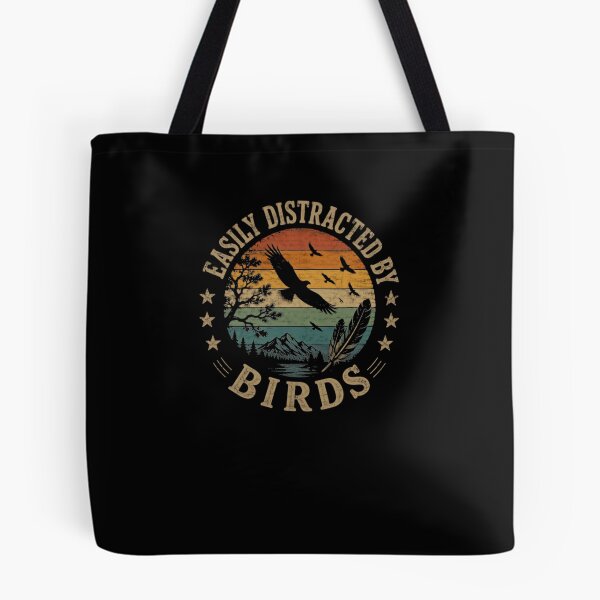 Item preview, Easily Distracted By Birds Bird Watching Nature Lover Gift designed and sold by RetroMini2026.