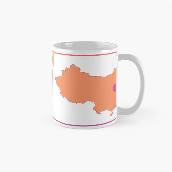 Item preview, Pingdingshan Henan China City Marked On Country Map designed and sold by TheIconSmith.