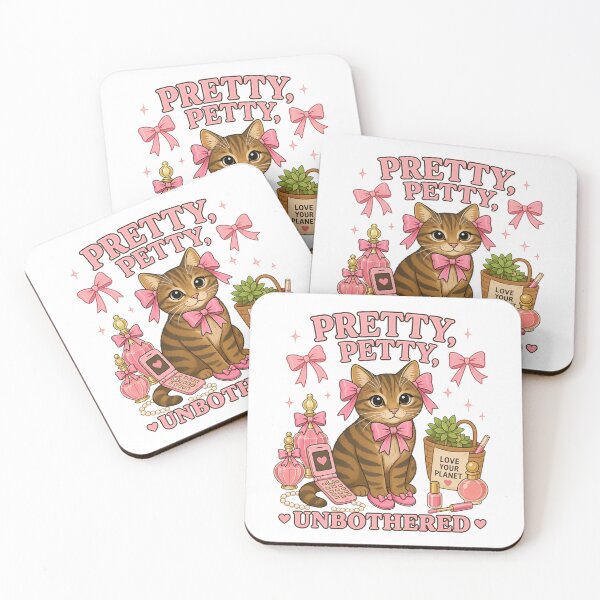 Item preview, Cute Cat Pink Bow Aesthetic designed and sold by Gentlestate.