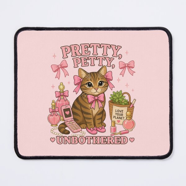 Item preview, Cute Cat Pink Bow Aesthetic designed and sold by Gentlestate.