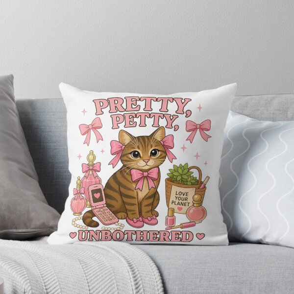Item preview, Cute Cat Pink Bow Aesthetic designed and sold by Gentlestate.