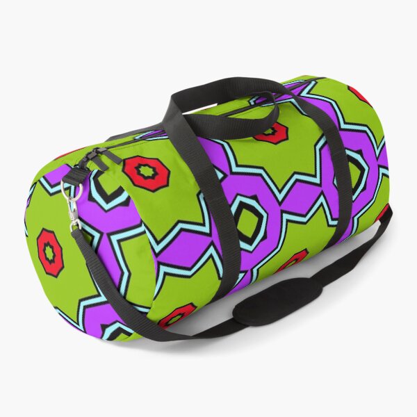 Item preview, Vibrant Green and Purple Star Geometric Mandala designed and sold by Tinsleybluebell.
