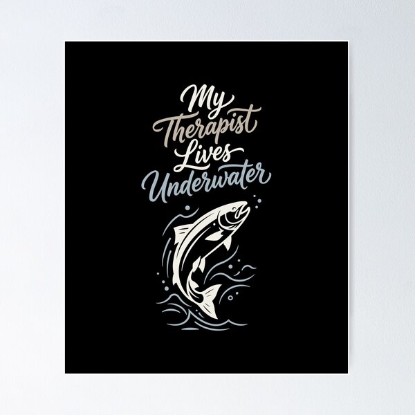 Item preview, My Therapist Lives Underwater designed and sold by CARPIO Creations.