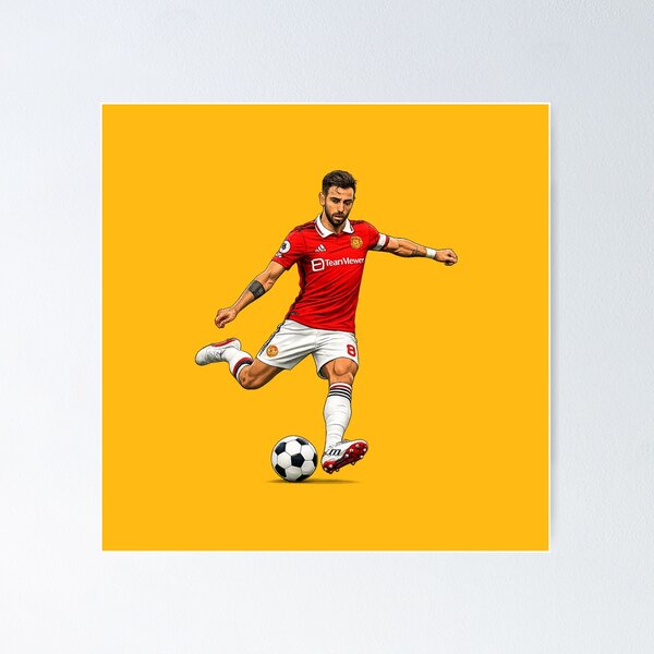 Item preview, Bruno Fernandes - Portuguese Professional Footballer designed and sold by Sports Boutique.