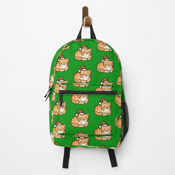 Item preview, Cute Orange Tabby Cat in Santa Hat Christmas Holiday designed and sold by CuteCartoon.