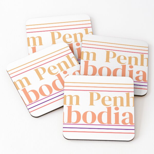 Item preview, Phnom Penh Cambodia City Marked On Country Map designed and sold by TheIconSmith.