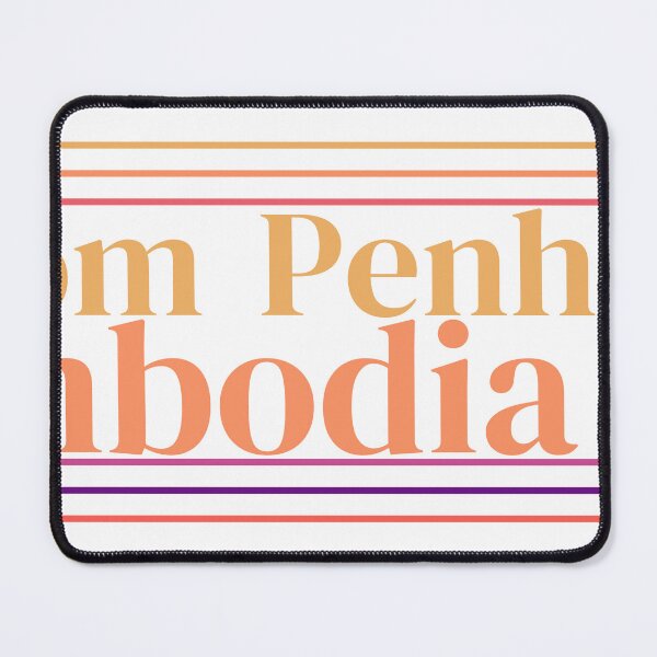Item preview, Phnom Penh Cambodia City Marked On Country Map designed and sold by TheIconSmith.