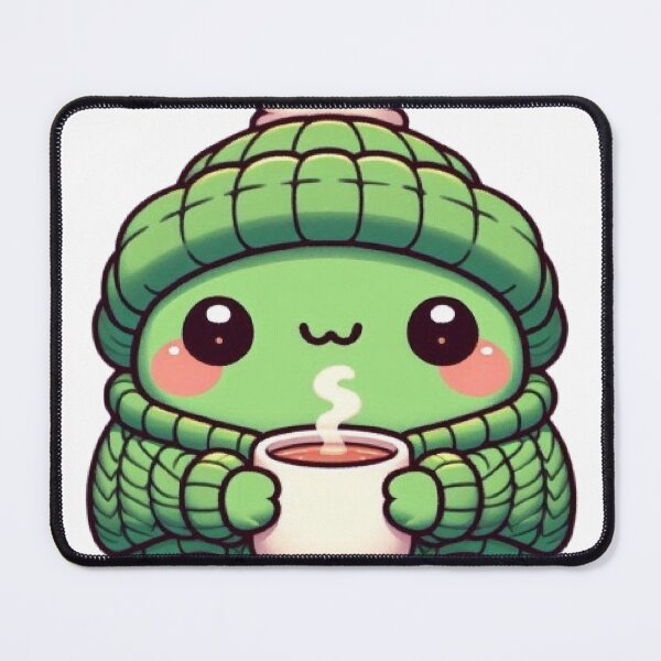Item preview, Cozy Frog Drinking Tea | Cute Tea Lover Aesthetic designed and sold by vigzhifushions.