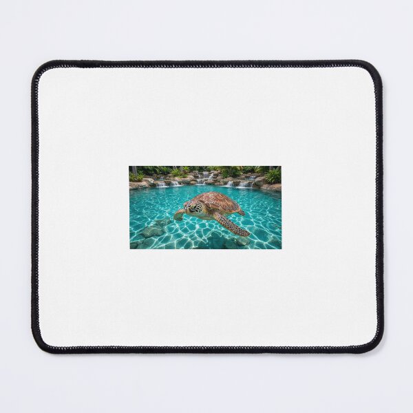 Item preview, Serene Sea Turtle in Tropical Paradise Waters designed and sold by PrintableArt123.