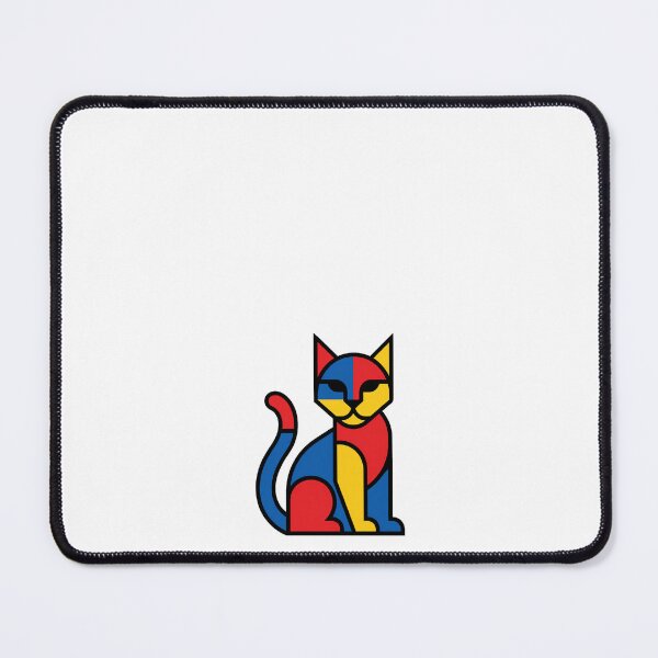Item preview, Bauhaus Cat Mascot designed and sold by Modern Mascot Archive.
