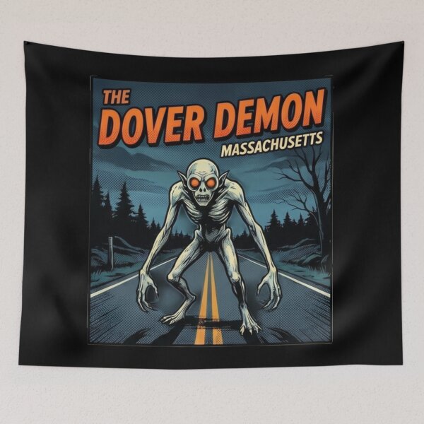 Item preview, Dover Demon Cryptid – Horror Comic Design designed and sold by redsharkuk.