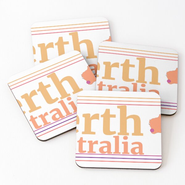 Item preview, Perth Australia City Marked On Country Map designed and sold by TheIconSmith.