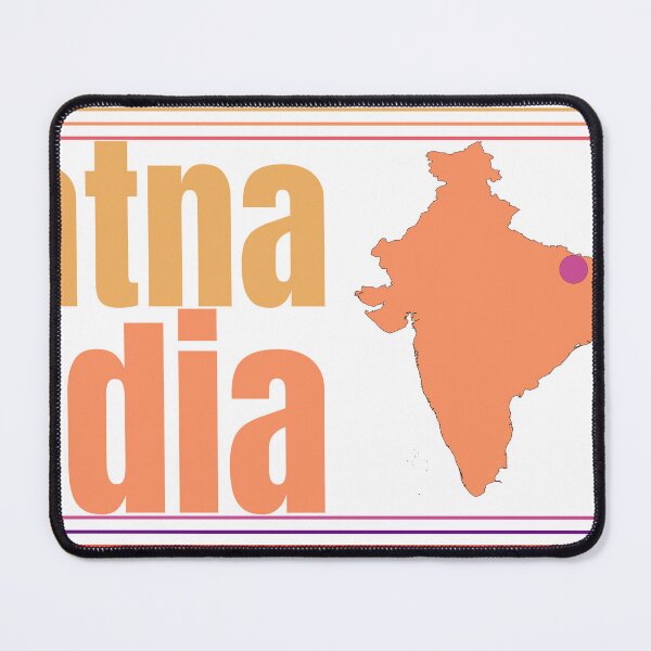 Item preview, Patna India City Marked On Country Map designed and sold by TheIconSmith.
