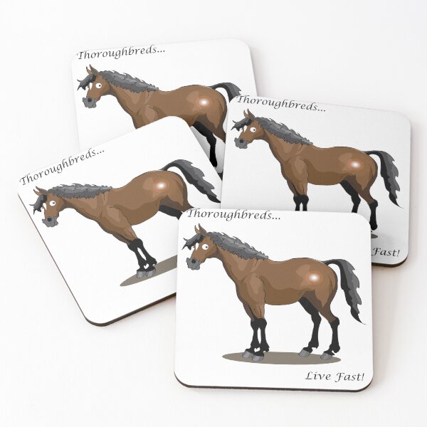 Item preview, Thoroughbreds... Live Fast designed and sold by Sketchy Pony.