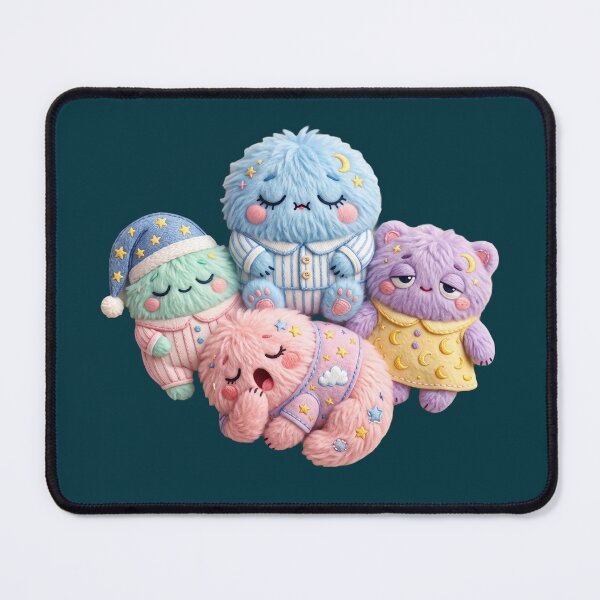 Item preview, Sleepy Plush Monsters Kawaii designed and sold by CuteRage.