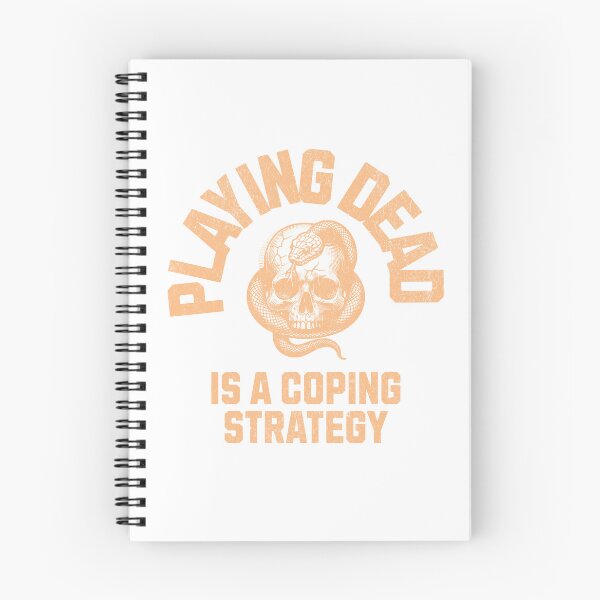 Item preview, Playing Dead Is A Coping Strategy Snake Skull Vintage T-Shirt | Funny Dark Humor Retro Tee | Neurospicy AuDHD Gift designed and sold by lenalenspod.
