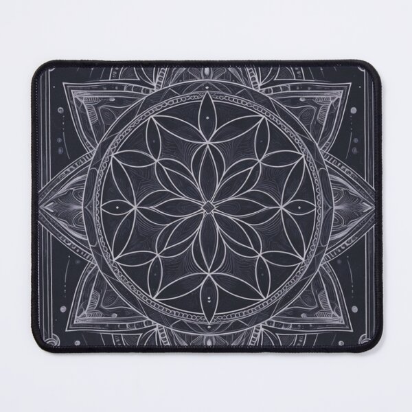 Item preview, Ornate Dark Mandala Tarot Card Back Design designed and sold by IntelliMindDesigns.