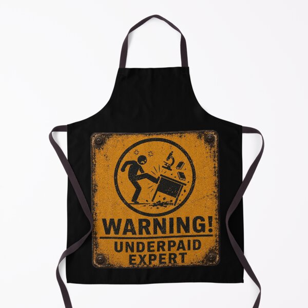 Item preview, SIGNS - Warning! underpaid expert designed and sold by MetusArt.