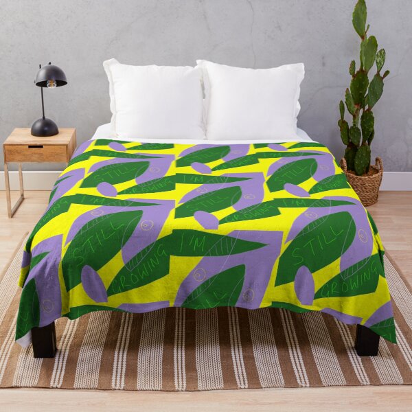 Item preview, Still Growing Quirky Leaf Print designed and sold by TheSnugGirl.