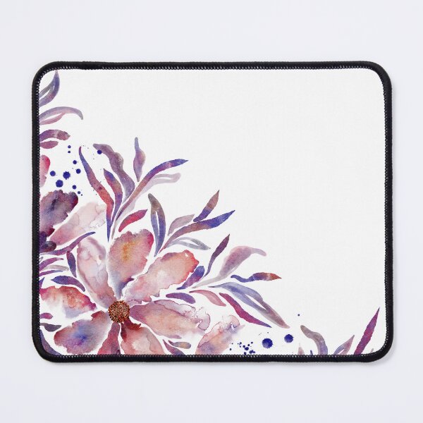 Item preview, Plum Anemones and Dusty Rose Pattern designed and sold by AneissPiaf.