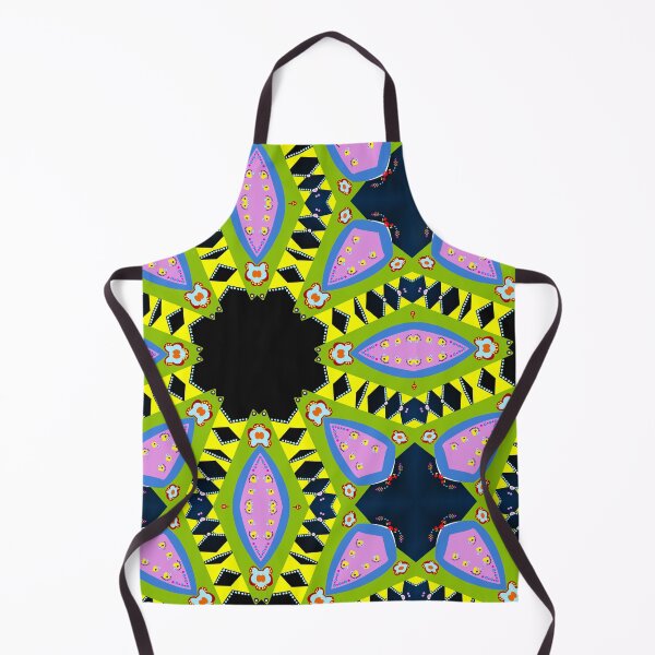 Item preview, Vibrant Green and Pink Kaleidoscope Mandala Pattern designed and sold by Tinsleybluebell.