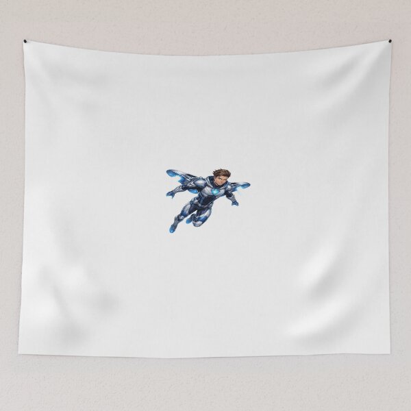 Item preview, Skyblade Flyer – Futuristic Flight Superhero Illustration designed and sold by Artisan Finds Online.