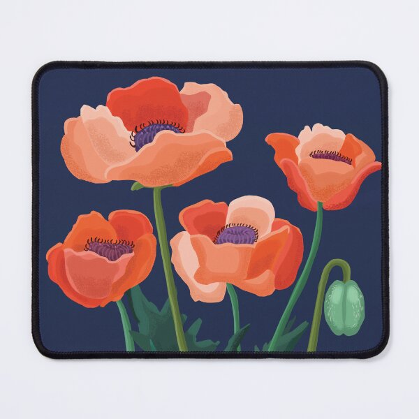 Item preview, Poppy flowers (Papaver) designed and sold by Enjoyanimation.