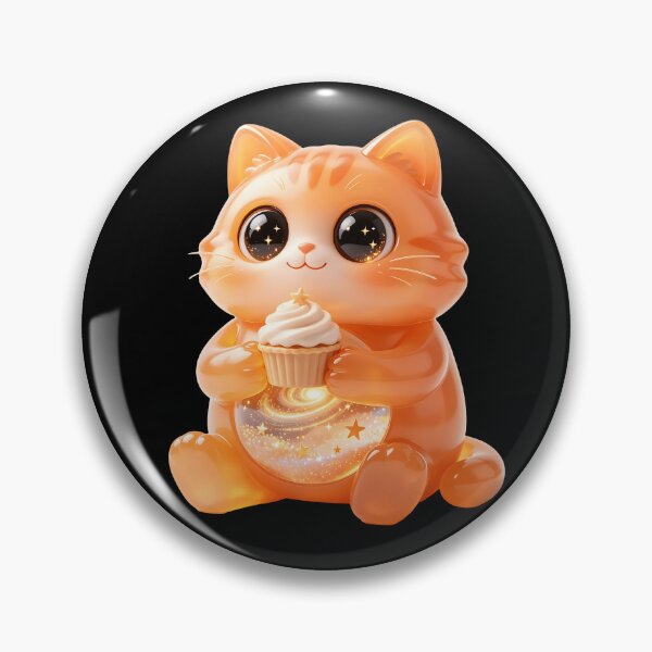 Item preview, Emerald Cat’s Magical Cupcake - Cute Galaxy Baking Art designed and sold by ABYSSLAB.