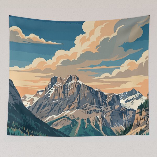 Item preview, Yoho National Park Canada Travel Vintage designed and sold by RareDeerArt.