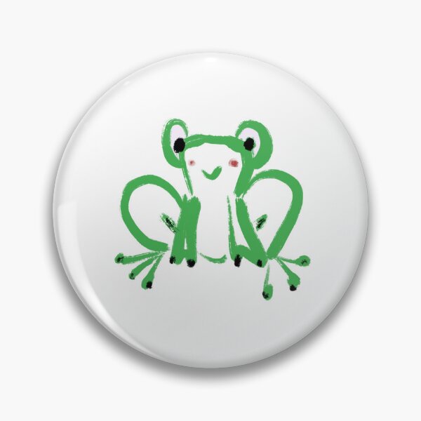 Item preview, Happy Lil Frog designed and sold by bigbirdlittlebirdshop.