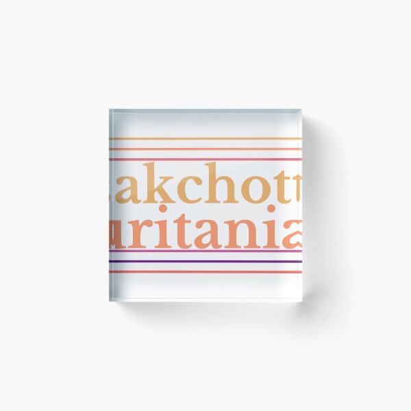 Item preview, Nouakchott Mauritania City Marked On Country Map designed and sold by TheIconSmith.