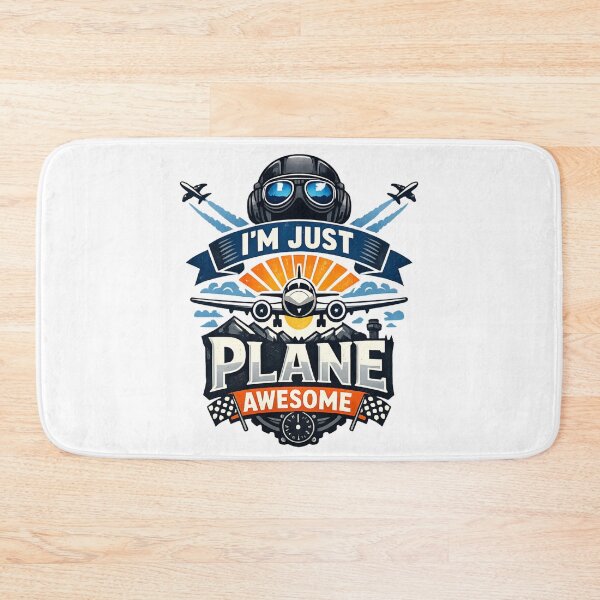 Item preview, I'm Just Plane Awesome - Funny Pilot Aviation Pun  designed and sold by SidTastic .