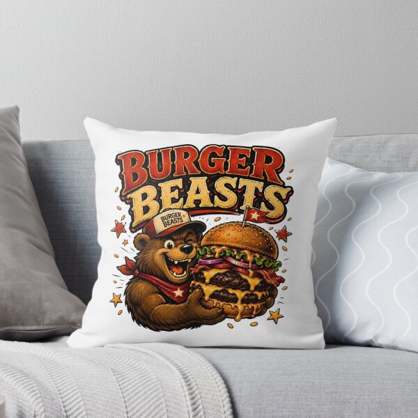 Item preview, Burger Beasts Vintage Mascot designed and sold by Drofted.